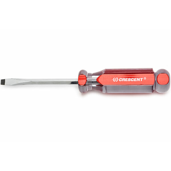 CS144 Crescent 1/4'' x 4'' Slotted Acetate Screwdriver