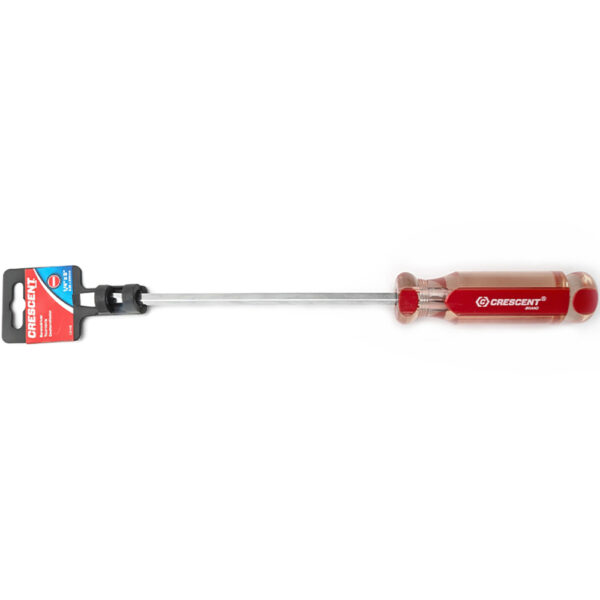 CS148 Crescent 1/4'' x 8'' Slotted Acetate Screwdriver