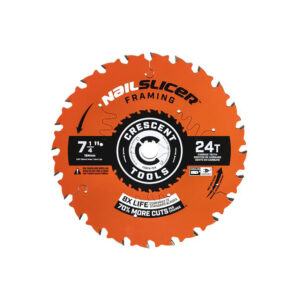 CSBFR-724 Crescent 7-1/4'' x 24-Tooth NailSlicer Framing Circular Saw Blade