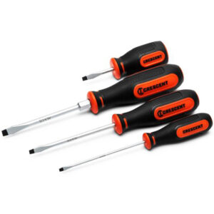 CSSET4PC Crescent Slotted Dual Material Screwdriver 4PC Set