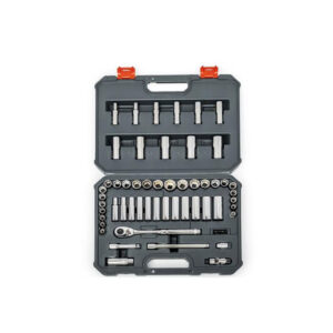 CSWS10C Crescent 57PC 3/8'' Drive 6 and 12 Point Standard & Deep SAE/Metric Mechanics Tool Set
