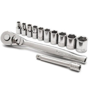 CSWS14SAE12 Crescent 12PC 1/4'' Drive 6 Point SAE Mechanics Tool Set