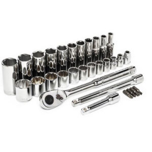 CSWS8C Crescent 30PC 3/8'' Drive 6 and 12 Point SAE Mechanics Tool Set