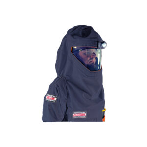 Cementex CUL40N-AFHV 40 cal/cm2 UltraLite Arc Flash Hood w/ Vent Fan (Navy)