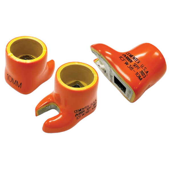 Cementex ICFW38-19M 19mm Metric CrowFoot Socket Wrench, 3/8'' Square Drive