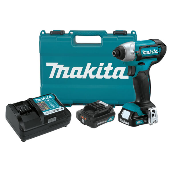 DT03R1 Makita 12V max CXT Lithium-Ion Cordless Impact Driver Kit (2.0Ah)