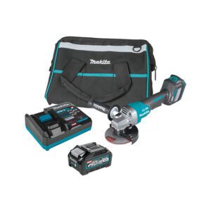 GAG06M1 Makita 40V max XGT Brushless Cordless 4-1/2'' / 5'' Paddle Switch Angle Grinder Kit, with Electric Brake, AWS Capable (4.0Ah)