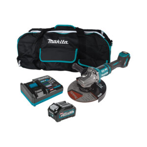 GAG10M1 Makita 40V max XGT Brushless Cordless 7'' / 9'' Paddle Switch Angle Grinder Kit, with Electric Brake, AWS Capable (4.0Ah)