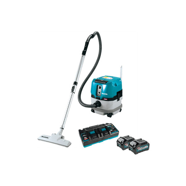 GCV01PM Makita 40V max XGT Brushless Cordless 2.1 Gallon Wet/Dry Dust Extractor/Vacuum Kit (4.0Ah)