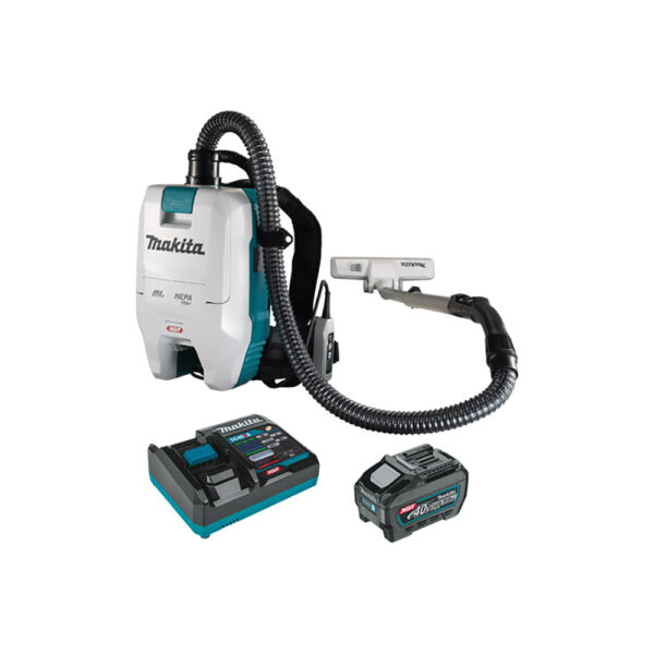 GCV05T1X Makita 40V max XGT Brushless Cordless 2 Quart HEPA Filter Backpack Dry Vacuum Kit (5.0Ah)