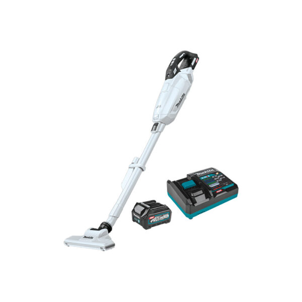 GLC02R1 Makita 40V max XGT Brushless Cordless 4-Speed Compact Stick Vacuum Kit, w/ Dust Bag (2.0Ah)