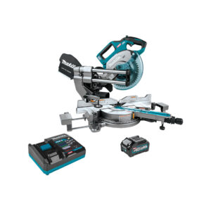 GSL02M1 Makita 40V max XGT Brushless Cordless 8-1/2'' Dual-Bevel Sliding Compound Miter Saw Kit, AWS Capable (4.0Ah)