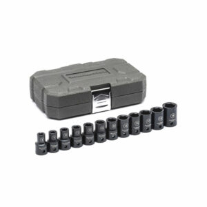 GearWrench 84930N 12pc 1/2'' Drive 6 Point Standard Impact Metric Socket Set