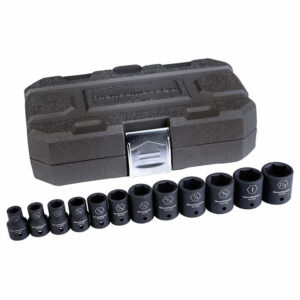 GearWrench 84931N 12pc 1/2'' Drive 6 Point Standard Impact SAE Socket Set