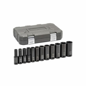GearWrench 84942N 12pc 1/2'' Drive 6 Point Deep Impact SAE Socket Set