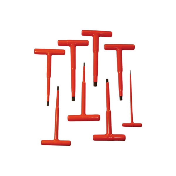 Cementex HKS-7T916L 7PC 9'' Hex T-Handle Wrench Set