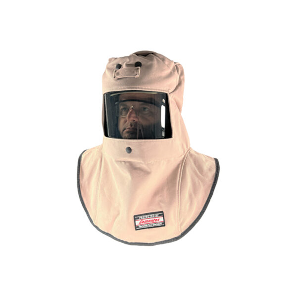Cementex HRC4-AFH-CGS-HL 40 cal/cm2 Contractor Series Arc Flash Hood w/ Light