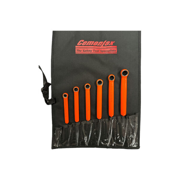 Cementex IBEWS-6M 6PC Metric Box End Wrench Set