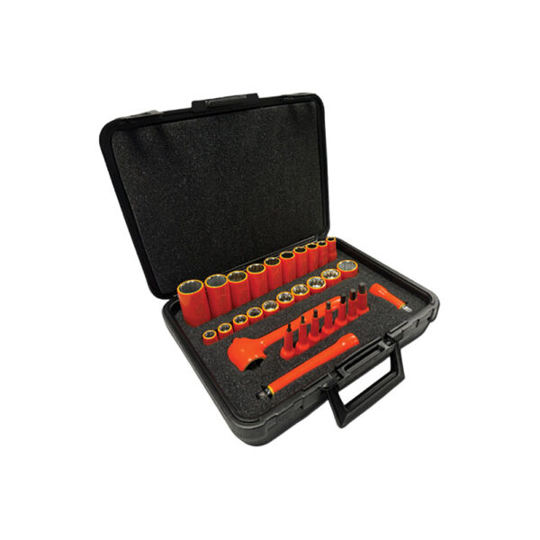 Cementex ISHS-30L 30PC 3/8'' Square Drive Combination Socket Set