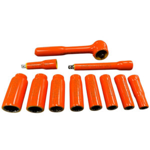 Cementex ISS38-11L-SO 11PC 3/8'' Square Drive Deep Wall Socket Only Set