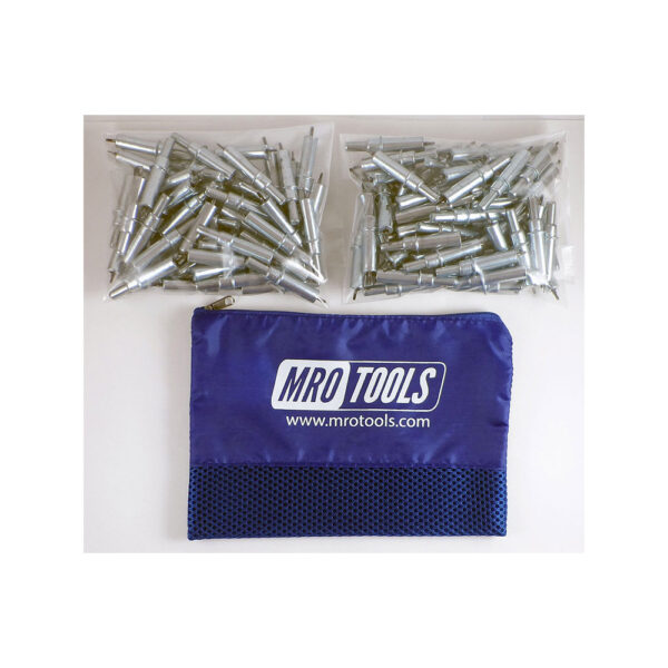 K2S350-3/32 Set of 350 3/32 Standard Plier Operated Cleco Fasteners w/ Polyester Carry Bag