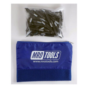 K2S50-5/32 Set of 50 5/32 Standard Plier Operated Cleco Fasteners w/ Polyester Carry Bag