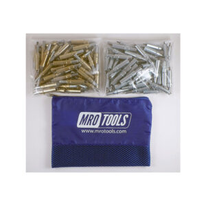 K3S100-5 Set of 50 3/16 & 50 3/32 Standard Cleco Fasteners w/ Mesh Carry Bag
