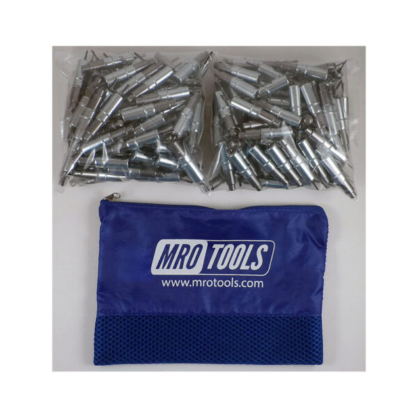 KHD2S350-3/32 Set of 350 3/32 Heavy Duty Plier Operated Cleco Fasteners w/ Polyester Carry Bag