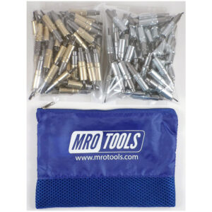 KHD3S100-5 Set of 50 3/16 & 50 3/32 Heavy Duty Cleco Fasteners w/ Mesh Carry Bag