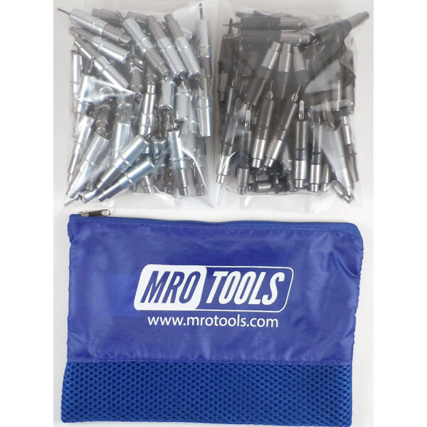 KHD3S100-6 Set of 50 5/32 & 50 3/32 Heavy Duty Cleco Fasteners w/ Mesh Carry Bag