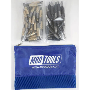 KHD3S50-4 Set of 25 3/16'' & 25 5/32'' Heavy Duty Cleco Fasteners w/ Mesh Carry Bag