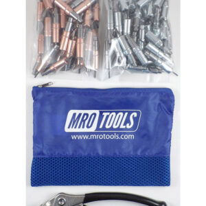 KHD4S100-3 Set of 50 1/8 & 50 3/32 Heavy Duty Cleco Fasteners w/ Mesh Carry Bag