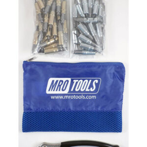KHD4S50-5 Set of 25 3/16'' & 25 3/32'' Heavy Duty Cleco Fasteners w/ Mesh Carry Bag
