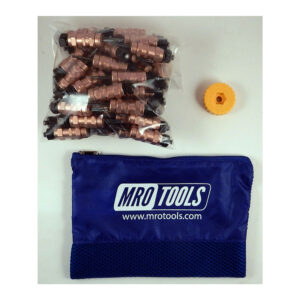 KHN1S50-1/8 Set of 50 1/8 Standard Hex-Nut Cleco Fasteners w/ HBHT Tool & Carry Bag