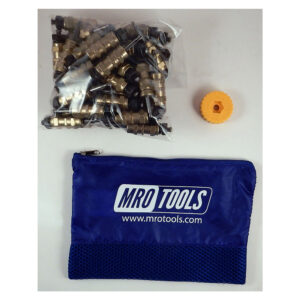 KHN1S50-3/16 Set of 50 3/16 Standard Hex-Nut Cleco Fasteners w/ HBHT Tool & Carry Bag