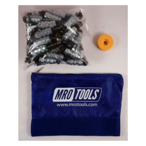 KHN1S50-3/32 Set of 50 3/32 Standard Hex-Nut Cleco Fasteners w/ HBHT Tool & Carry Bag