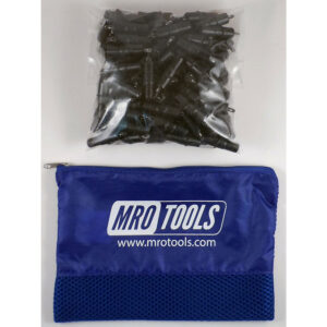 KK2S100-5/32 Set of 100 5/32 Extra Short Plier Operated Cleco Fasteners w/ Polyester Carry Bag