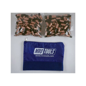KK2S250-1/8 Set of 250 1/8 Extra Short Plier Operated Cleco Fasteners w/ Polyester Carry Bag
