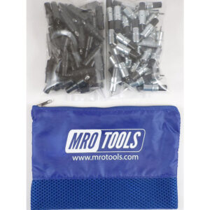 KK3S100-6 Set of 50 5/32 & 50 3/32 Extra Short Cleco Fasteners w/ Mesh Carry Bag