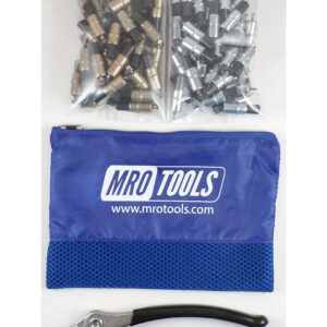 KK4S100-5 Set of 50 3/16 & 50 3/32 Extra Short Cleco Fasteners w/ Mesh Carry Bag