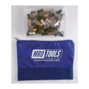 KSG1S25 1/2 x 1/2 Cleco Side-Grip Clamps (Set of 25) w/ Mesh Carry Bag