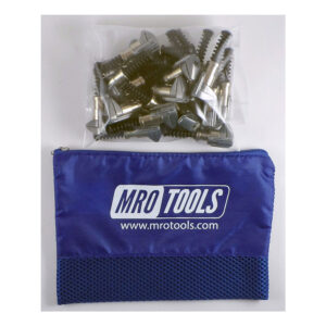 KSG3S25 3/4 x 1/2 Cleco Side-Grip Clamps (Set of 25) w/ Mesh Carry Bag