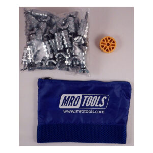 KWN1S50-3/32 Set of 50 3/32 Standard Wing-Nut Cleco Fasteners w/ HBHT Tool & Carry Bag