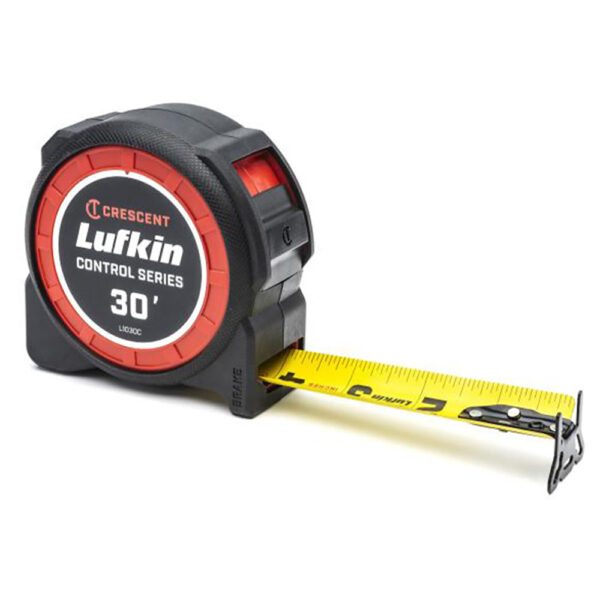 Lufkin L1030C-02 1-3/16'' x 30' Control Series Yellow Clad Tape Measure