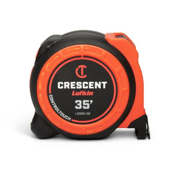 Lufkin L1035C-02 1-3/16'' x 35' CONTROLTOUCH Yellow Clad Tape Measure