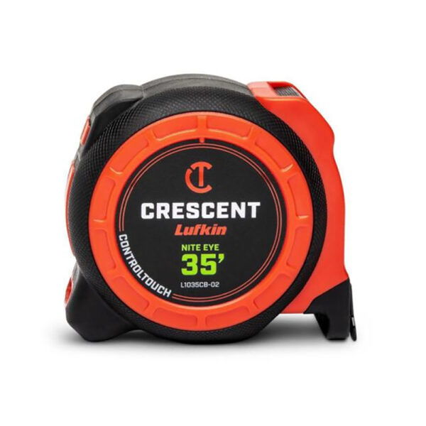 Lufkin L1035CB-02 1-3/16'' x 35' CONTROLTOUCH Nite Eye Tape Measure