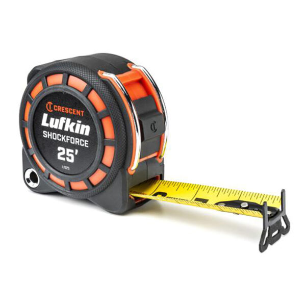 Lufkin L1125-02 1-3/16'' x 25' Shockforce G1 Dual Sided Tape Measure