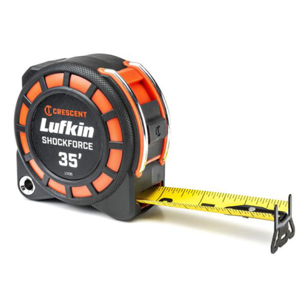 Lufkin L1135-02 1-3/16'' x 35' Shockforce G1 Dual Sided Tape Measure