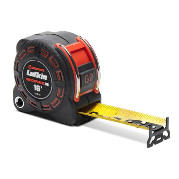 Lufkin L1216-02 1-1/4'' x 16' Shockforce G2 Tape Measure