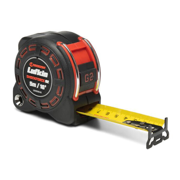 Lufkin L1216CME-02 1-1/4'' x 5m/16' Shockforce G2 Tape Measure